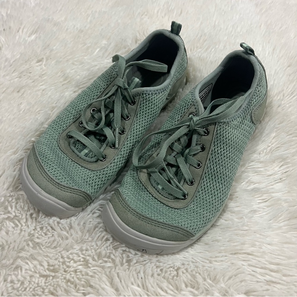 Keen Hush Knit Sneakers Mint Green Size 7 - Picture 3 of 11